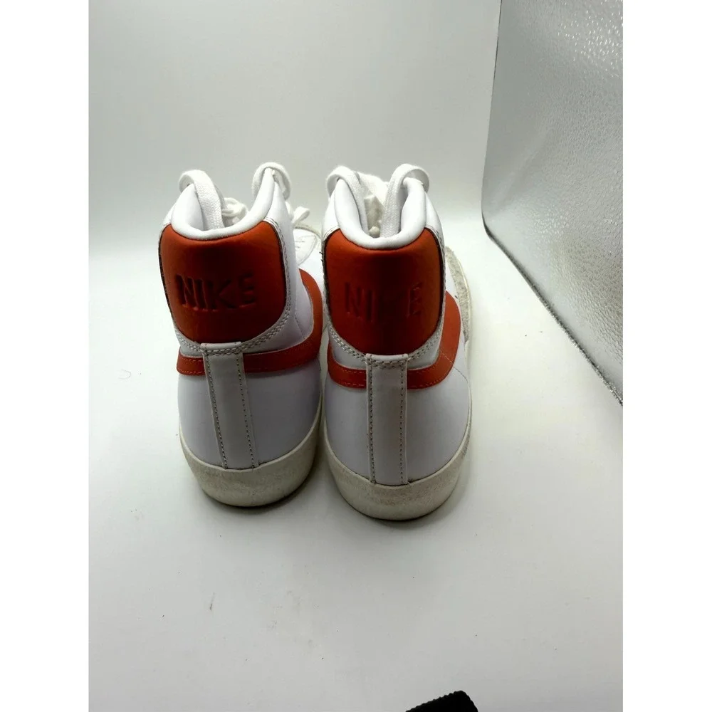 Nike Blazer‎ '77 Vintage Mid Womens 8 Sneaker Habanero Red Leather Skate Shoes